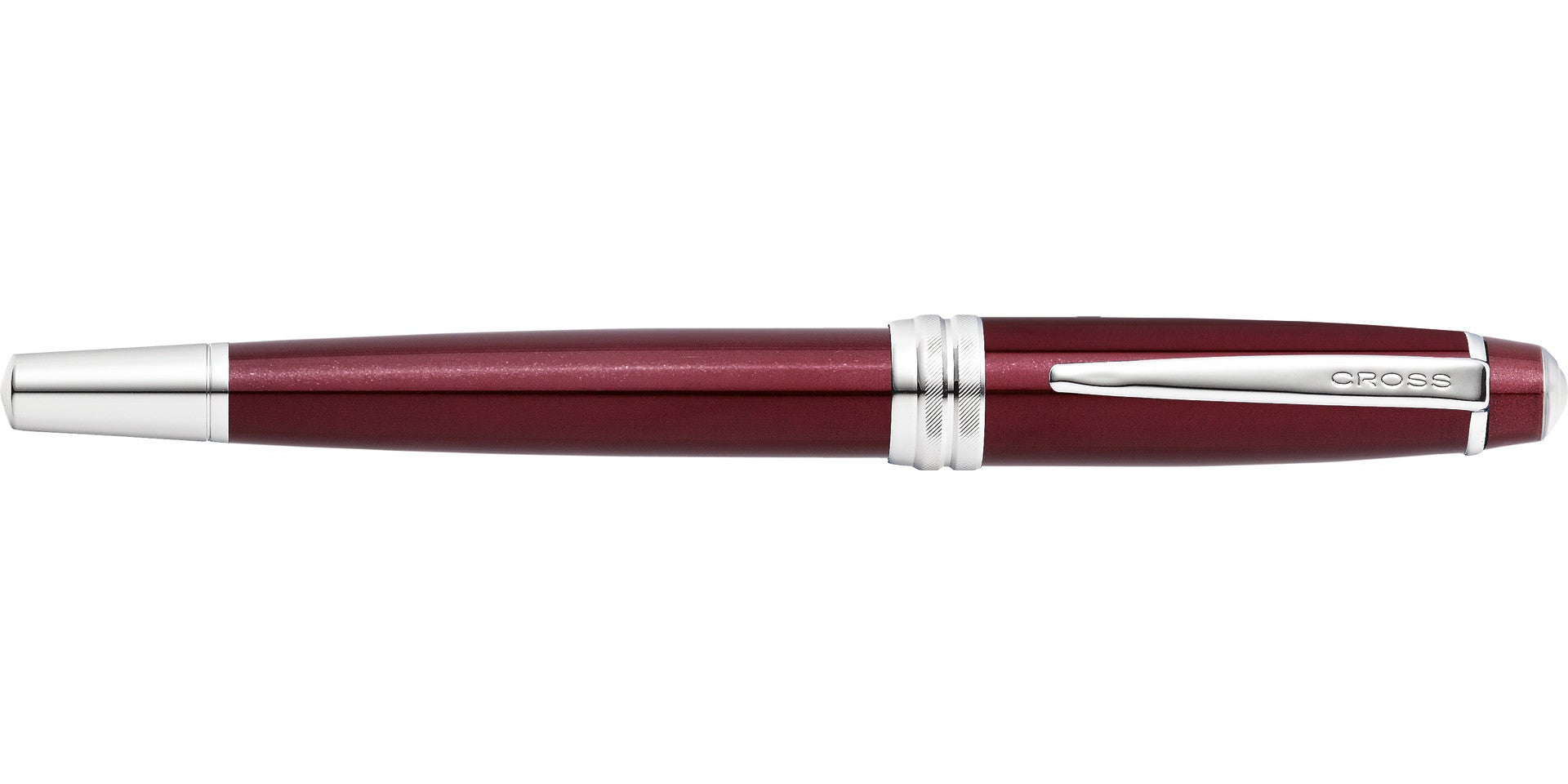 Bailey™ Red Lacquer Stainless Steel Medium Nib Fountain Pen