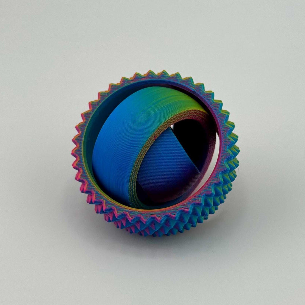 Multi Color Spiky Gyro Fidget Spinner