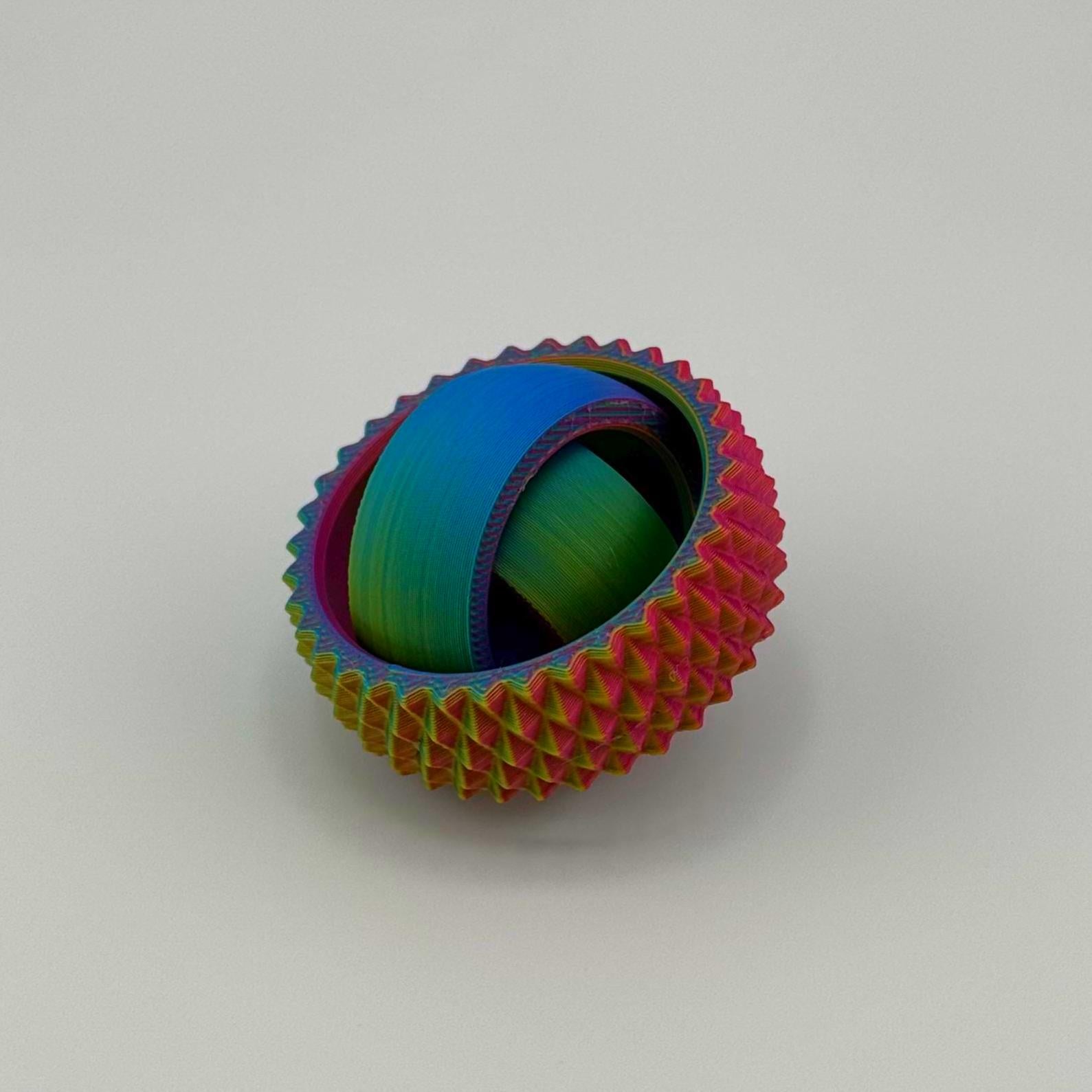 Multi Color Spiky Gyro Fidget Spinner