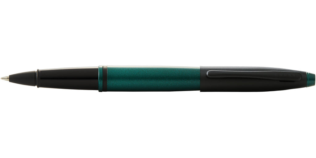 Calais™ Matte Green and Black Lacquer Rollerball Pen