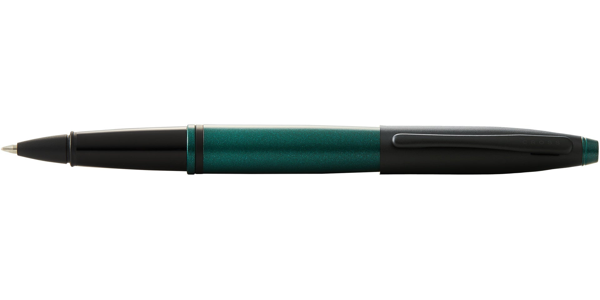 Calais™ Matte Green and Black Lacquer Rollerball Pen