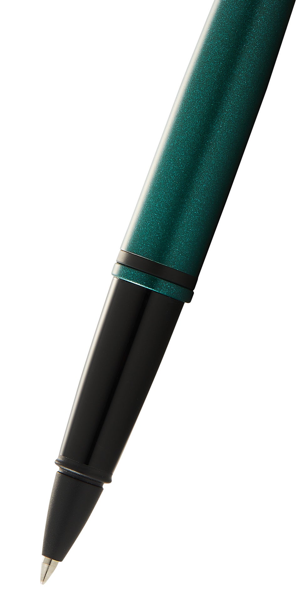 Calais™ Matte Green and Black Lacquer Rollerball Pen