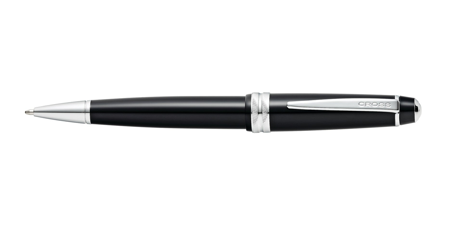 Bailey Light™ Glossy Black Resin Ballpoint Pen