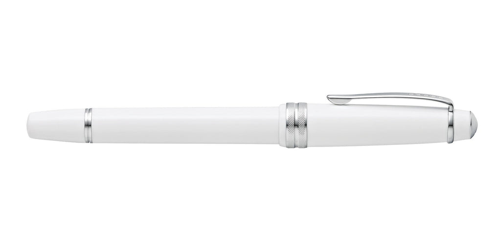 Bailey Light™ Polished White Resin Rollerball Pen