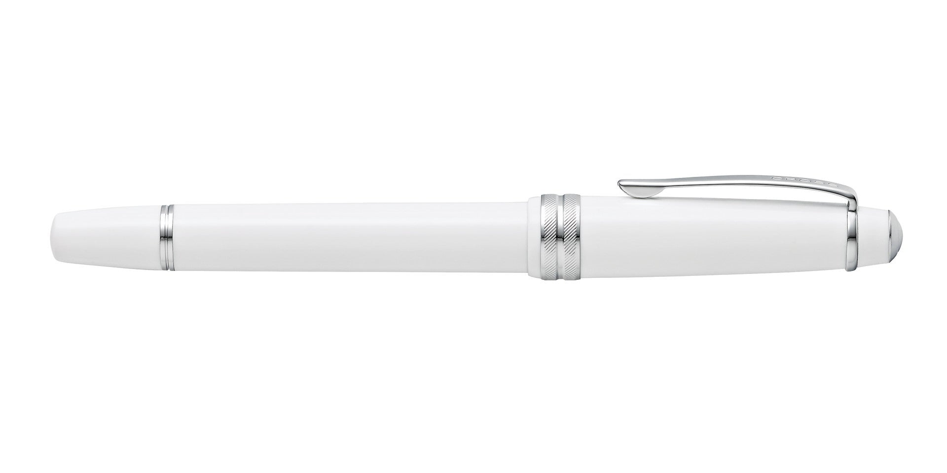 Bailey Light™ Polished White Resin Medium Nib Fountain Pen