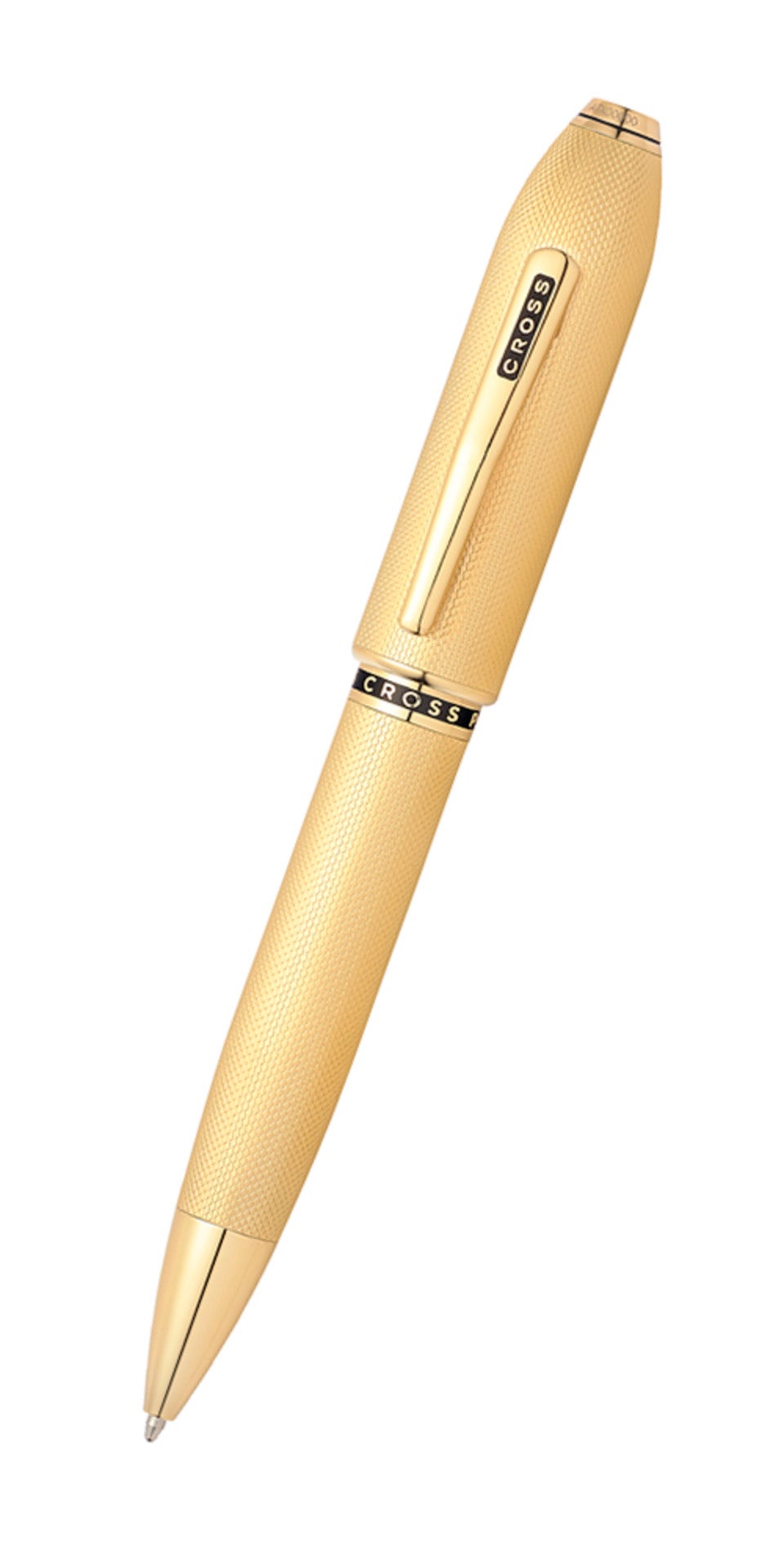 Peerless™ 23KT Heavy Gold Plate with Gold Plated Appointments and Swarovski Crystal Ballpoint Pen