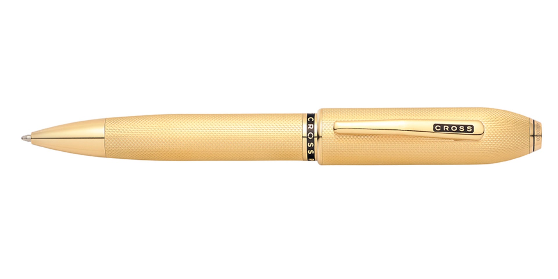 Peerless™ 23KT Heavy Gold Plate with Gold Plated Appointments and Swarovski Crystal Ballpoint Pen