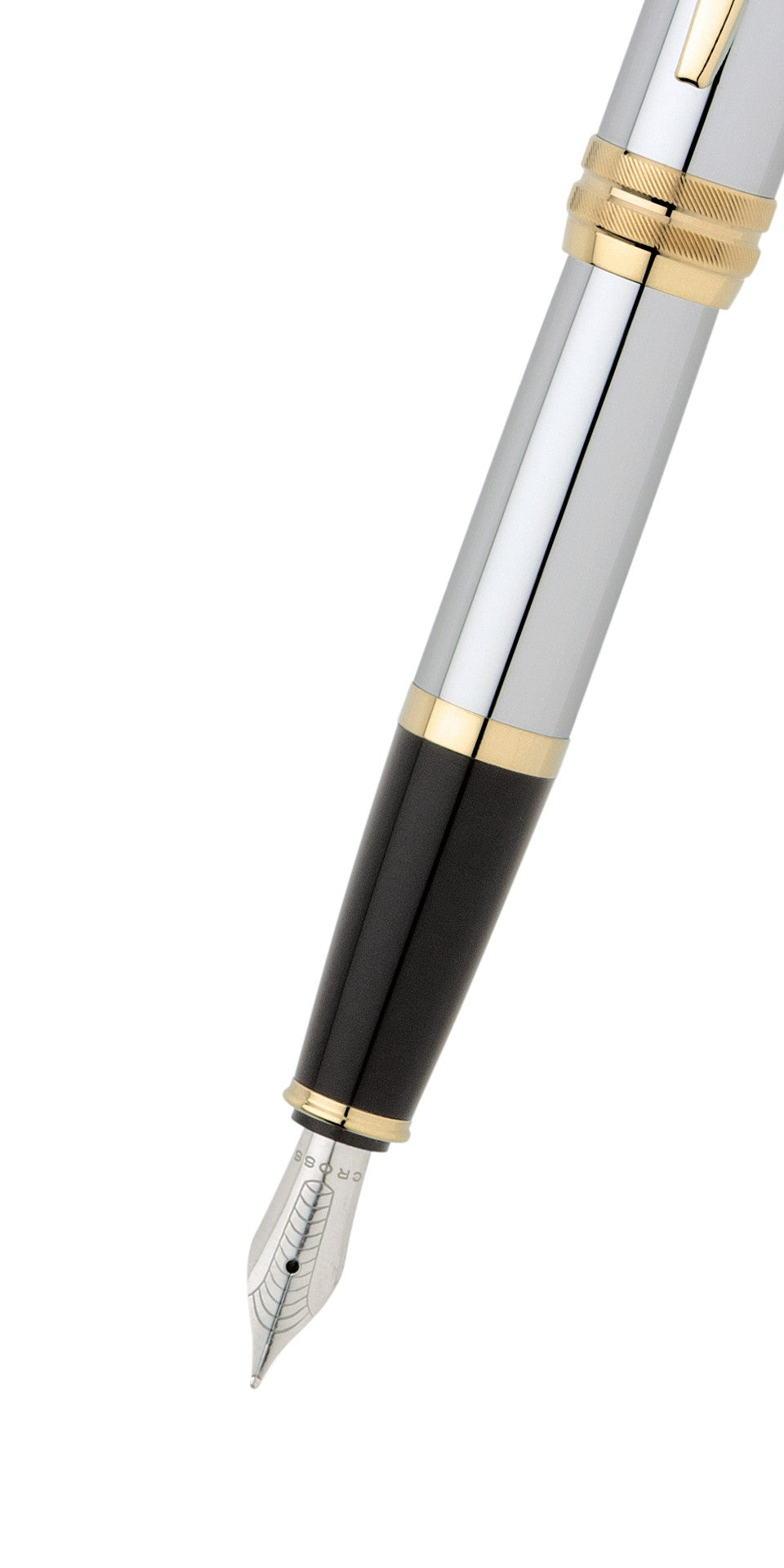 Bailey™ Medalist® Stainless Steel Medium Nib Fountain Pen