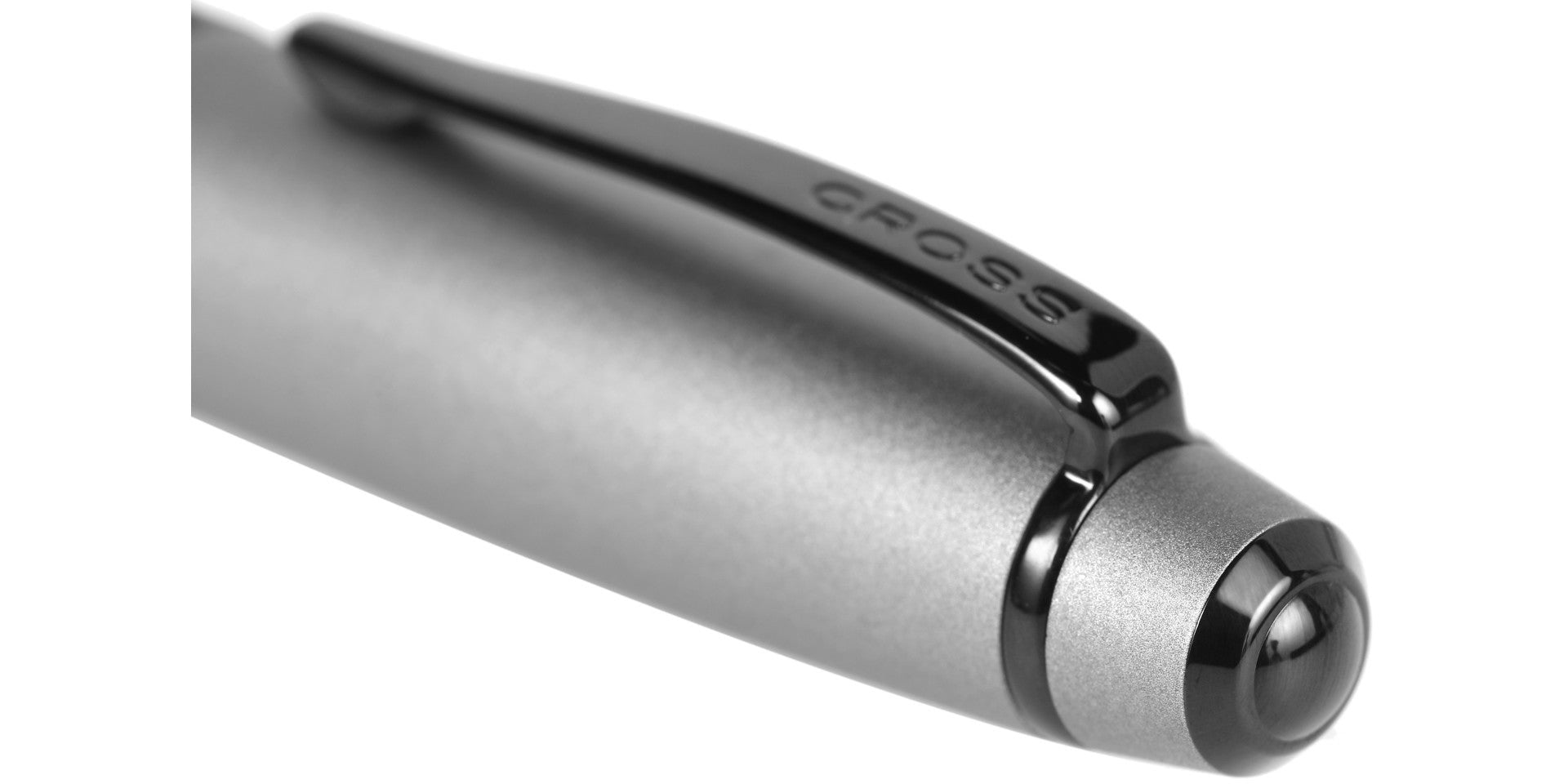 Bailey™ Matte Gray Lacquer Stainless Steel Medium Nib Fountain Pen