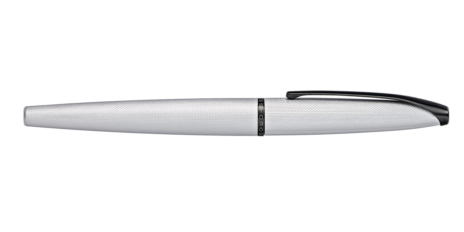 ATX® Brushed Chrome Fine Nib Fountain Pen