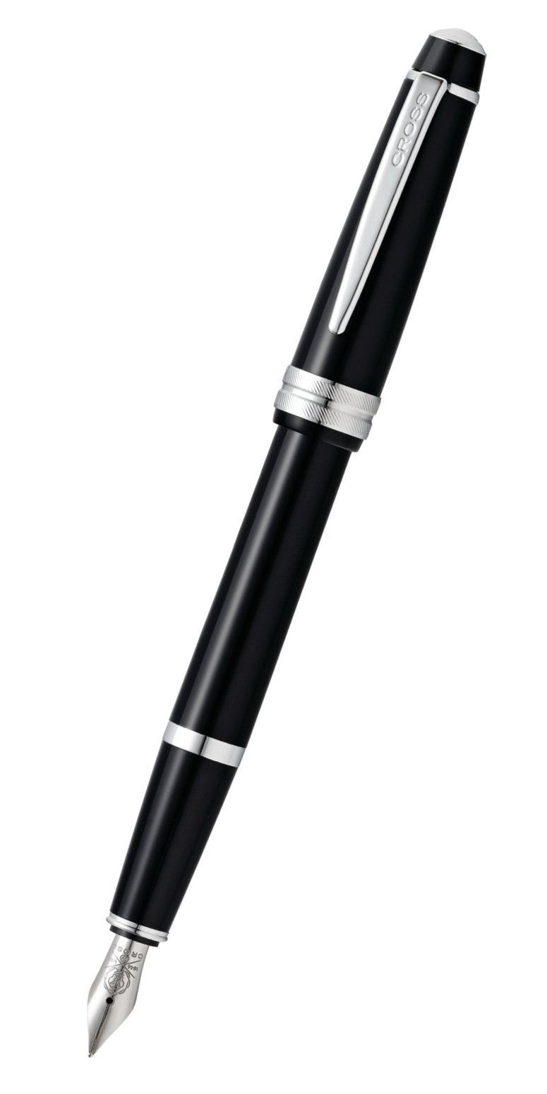 Bailey Light™ Polished Black Resin Fine Nib Fountain Pen
