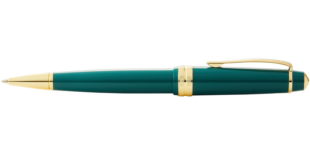 Bailey Light™ Polished Green Resin and Gold Tone Ballpoint Pen