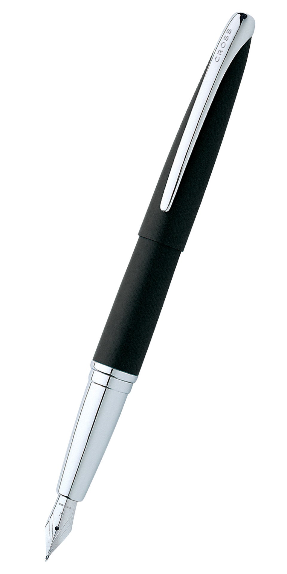 ATX® Basalt Black Stainless Steel Medium Nib Fountain Pen