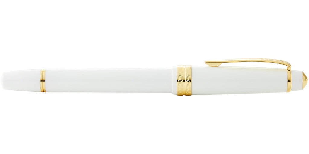 Bailey Light™ Polished White Resin and Gold Tone Extra-Fine Nib Fountain Pen