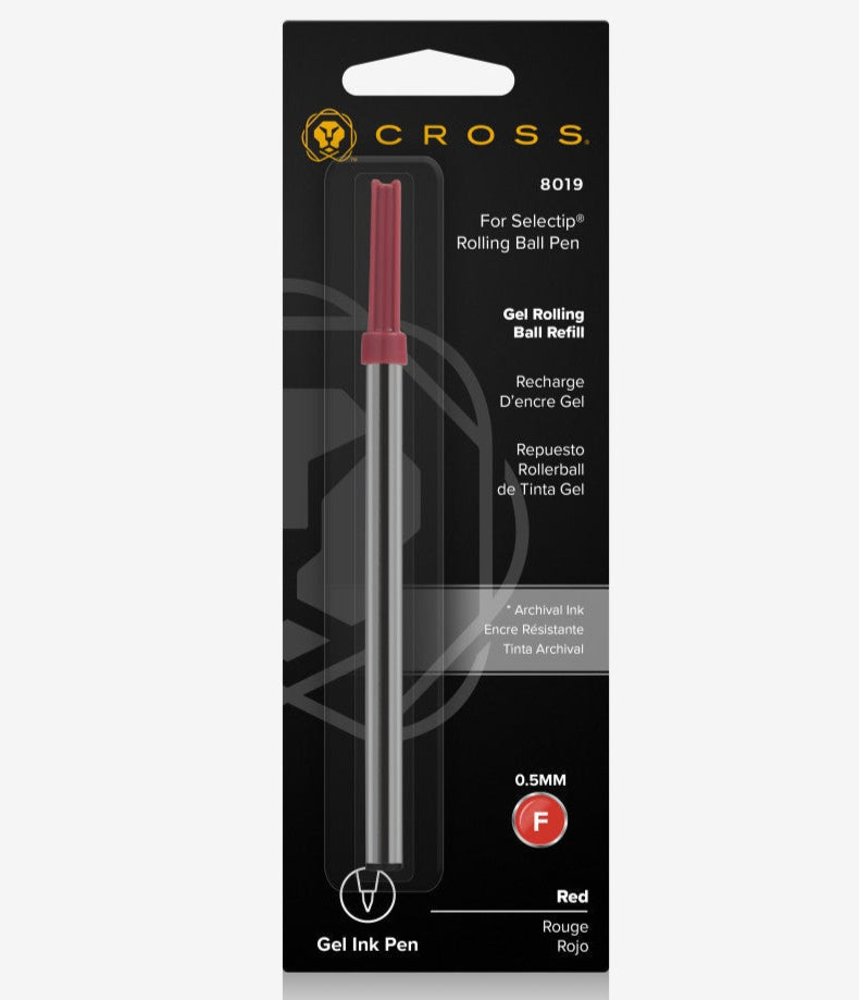 Selectip® Fine Red Gel Rollerball Refill (0.5MM)