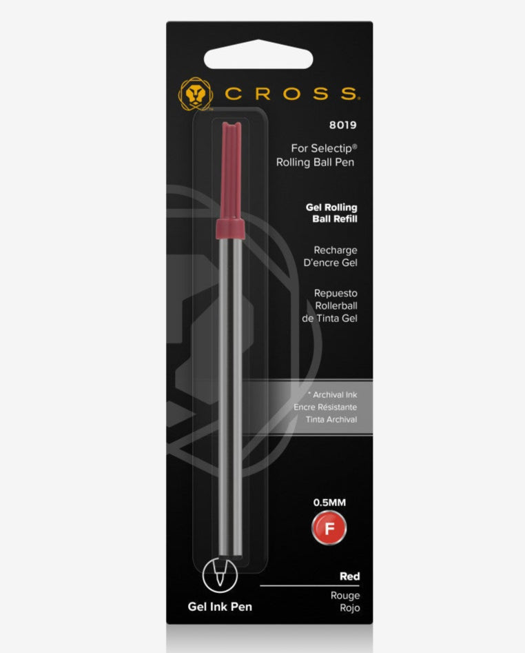 Selectip® Fine Red Gel Rollerball Refill (0.5MM)