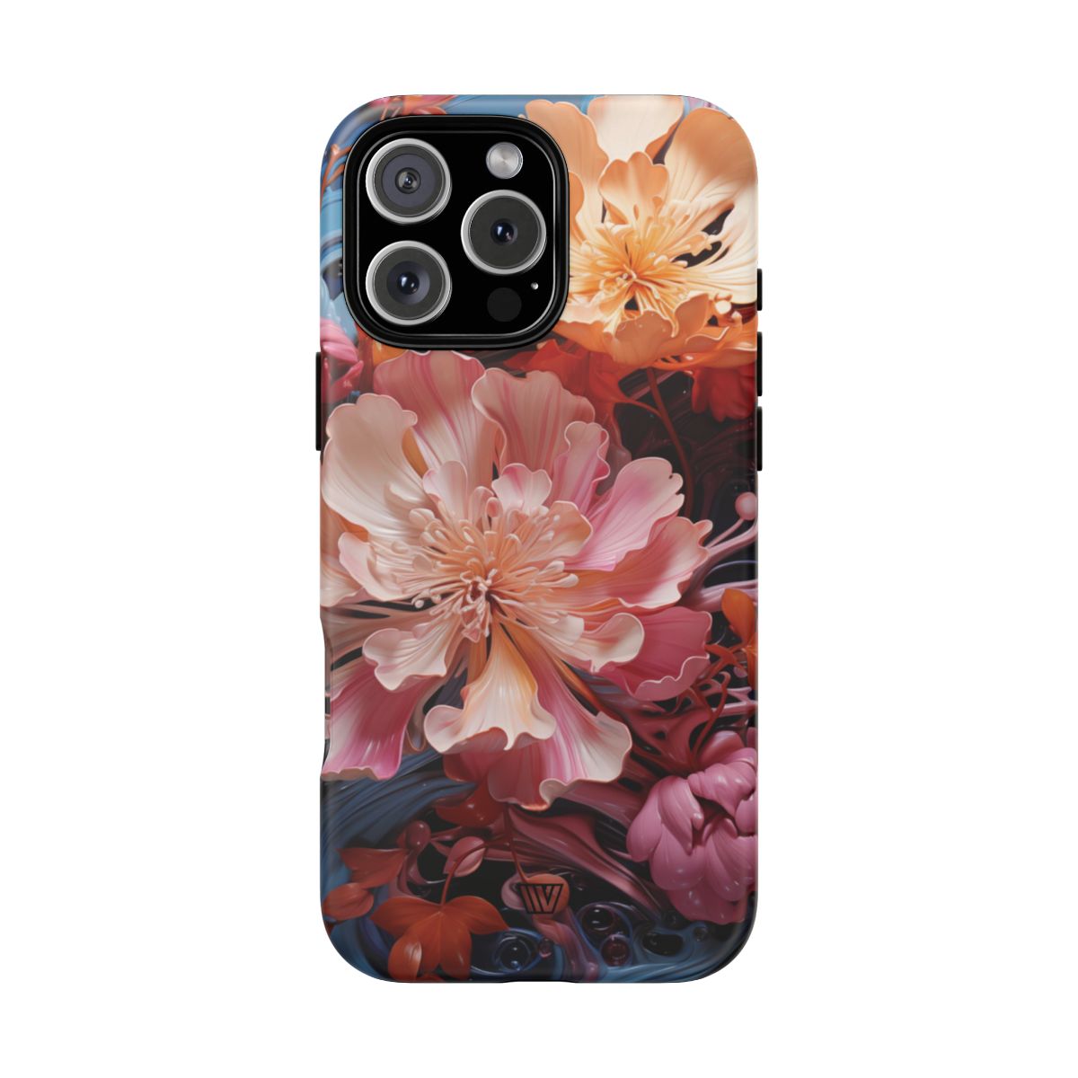 PAINT SWIRL FLOWERS | Tough Phone Case