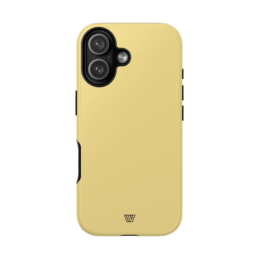 MUTED YELLOW SOLID | Tough Phone Case