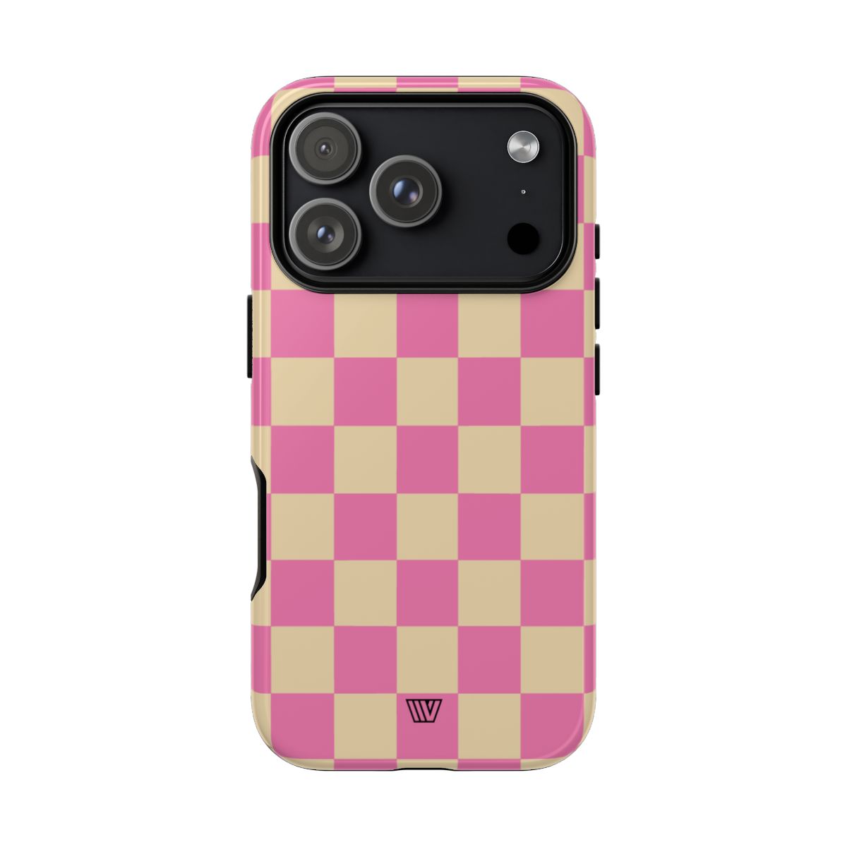 PINK TAN CHECKERBOARD | Tough Phone Case