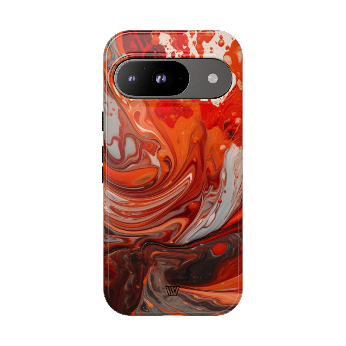 WHITE FIRE PAINT SWIRL | Tough Phone Case