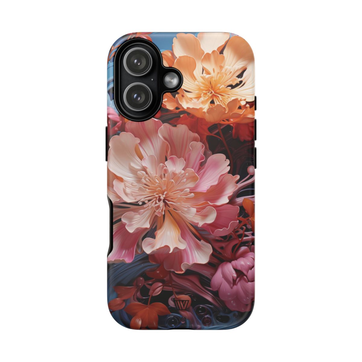 PAINT SWIRL FLOWERS | Tough Phone Case