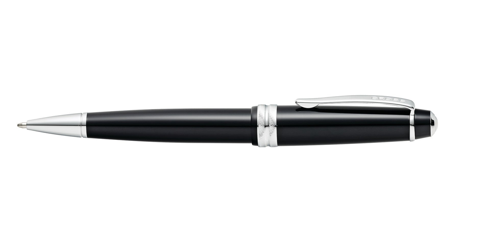 Bailey Light™ Glossy Black Resin Ballpoint Pen