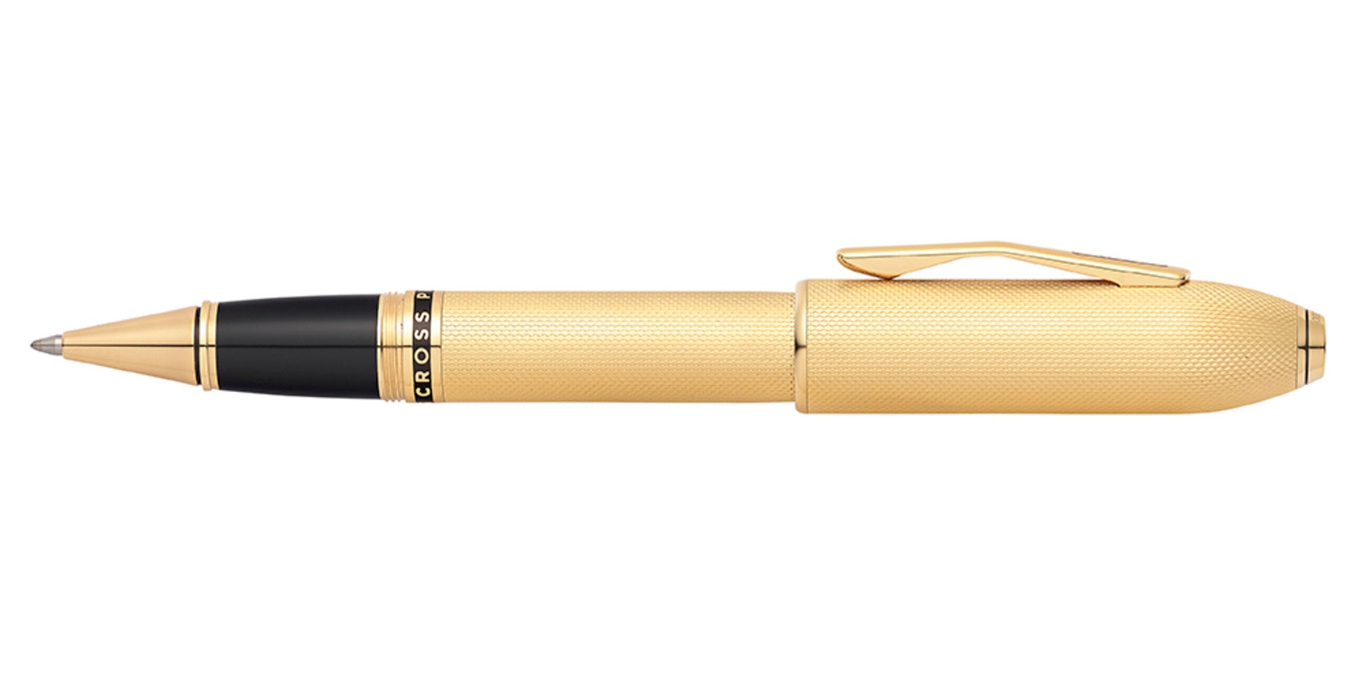 Peerless™ 23KT Heavy Gold Plate with Gold Plated Appointments and Swarovski Crystal Rollerball Pen