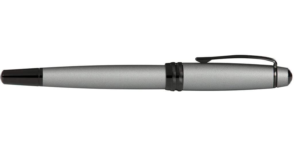 Bailey™ Matte Gray Lacquer Stainless Steel Medium Nib Fountain Pen
