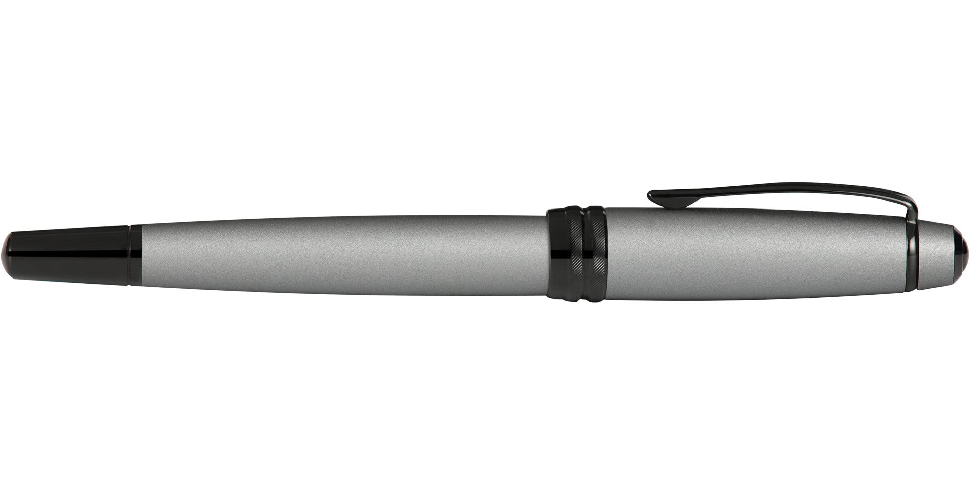 Bailey™ Matte Gray Lacquer Stainless Steel Medium Nib Fountain Pen