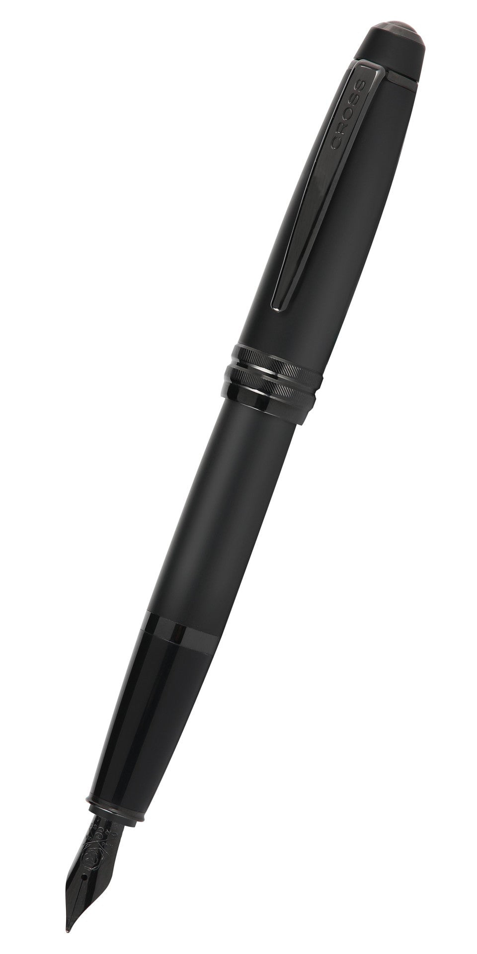Bailey™ Matte Black Lacquer Stainless Steel Fine Nib Fountain Pen