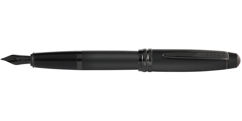 Bailey™ Matte Black Lacquer Stainless Steel Medium Nib Fountain Pen