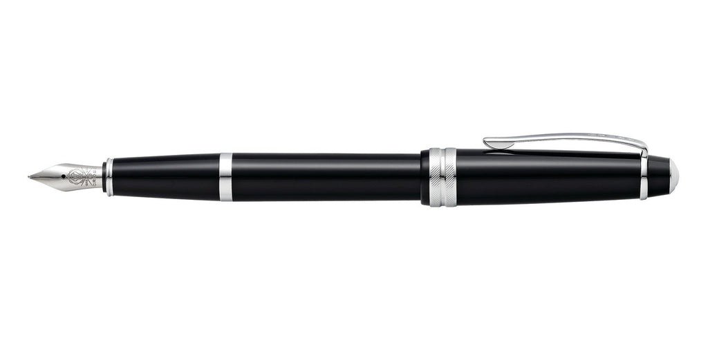 Bailey Light™ Polished Black Resin Fine Nib Fountain Pen