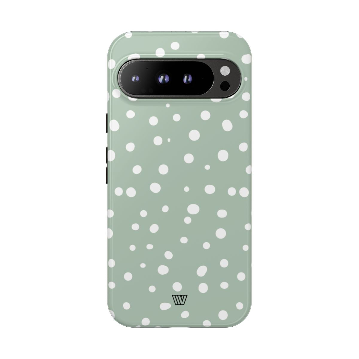 PASTEL GREEN DOTS | Tough Phone Case