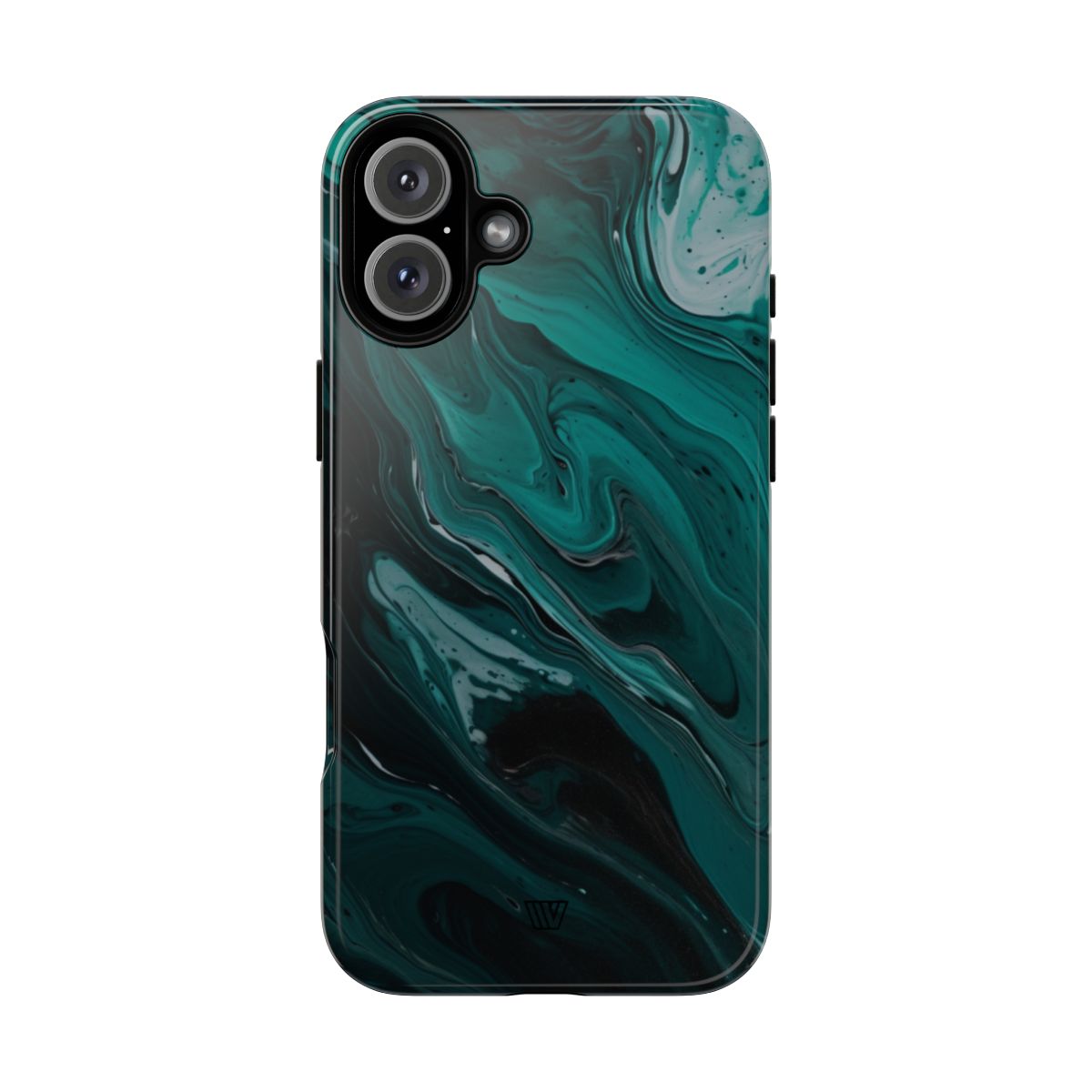 TEAL PAINT SWIRL | Tough Phone Case