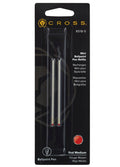 Mini Ballpoint Pen Refill - Red - Medium - Dual Pack
