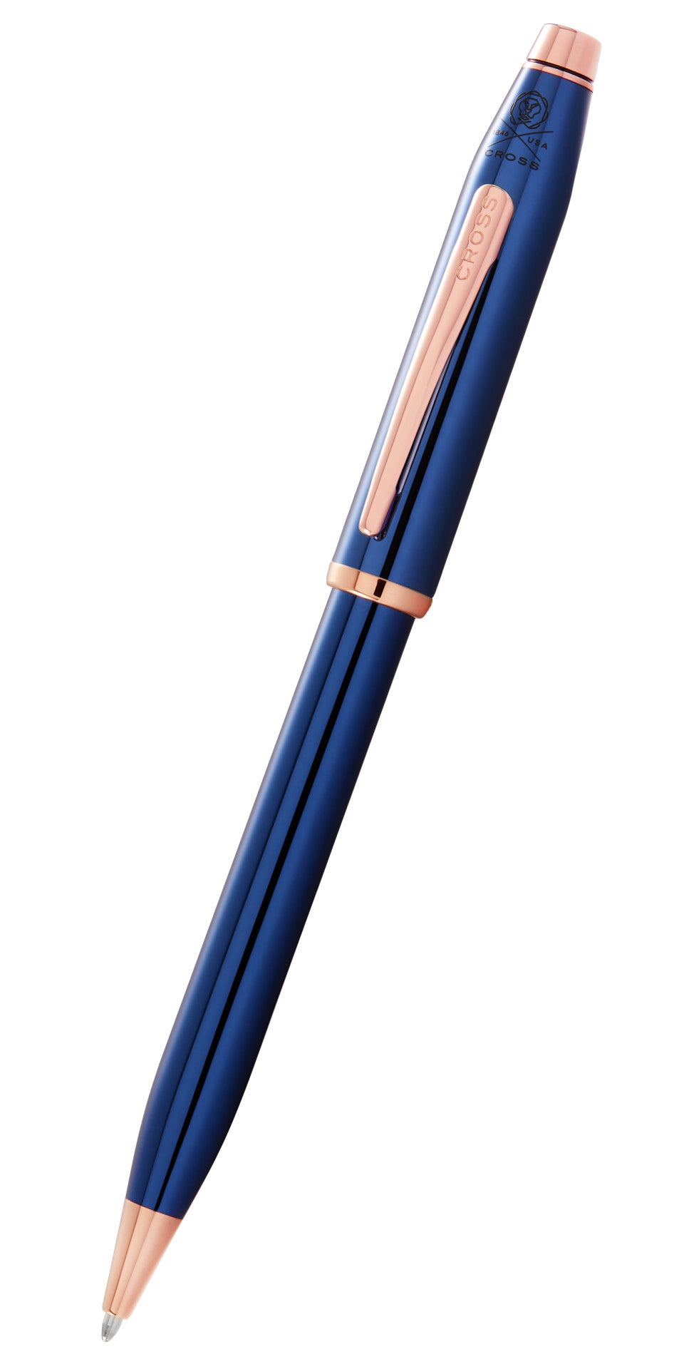 Century® II Translucent Cobalt Blue Lacquer Ballpoint Pen