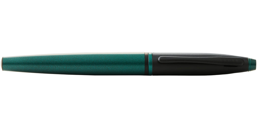 Calais™ Matte Green and Black Lacquer Rollerball Pen