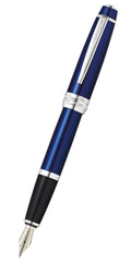 Bailey™ Blue Lacquer Stainless Steel Medium Nib Fountain Pen