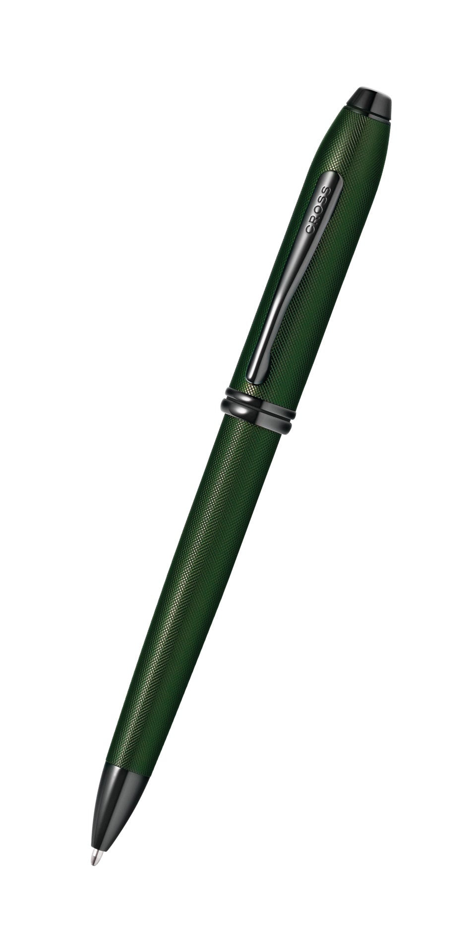 Townsend® Matte Green PVD Micro-knurl Ballpoint Pen