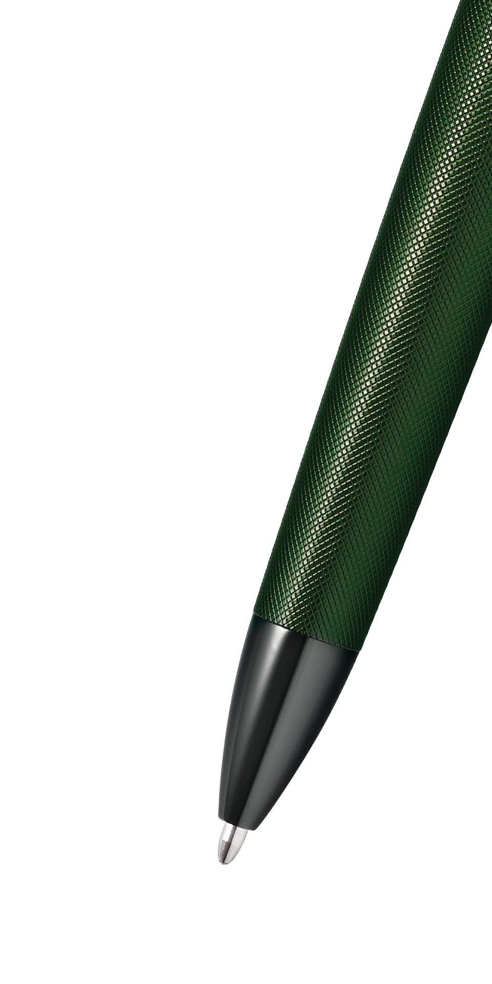 Townsend® Matte Green PVD Micro-knurl Ballpoint Pen