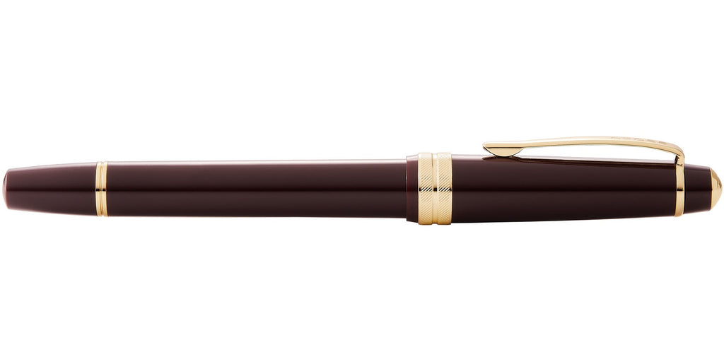 Bailey Light™ Polished Burgundy Resin and Gold Tone Fine Nib Fountain Pen