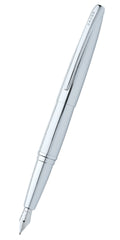 ATX® Pure Chrome Stainless Steel Medium Nib Fountain Pen