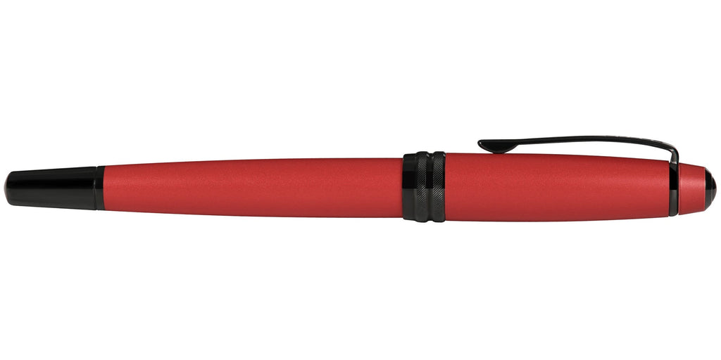 Bailey™ Matte Red Lacquer Stainless Steel Fine Nib Fountain Pen