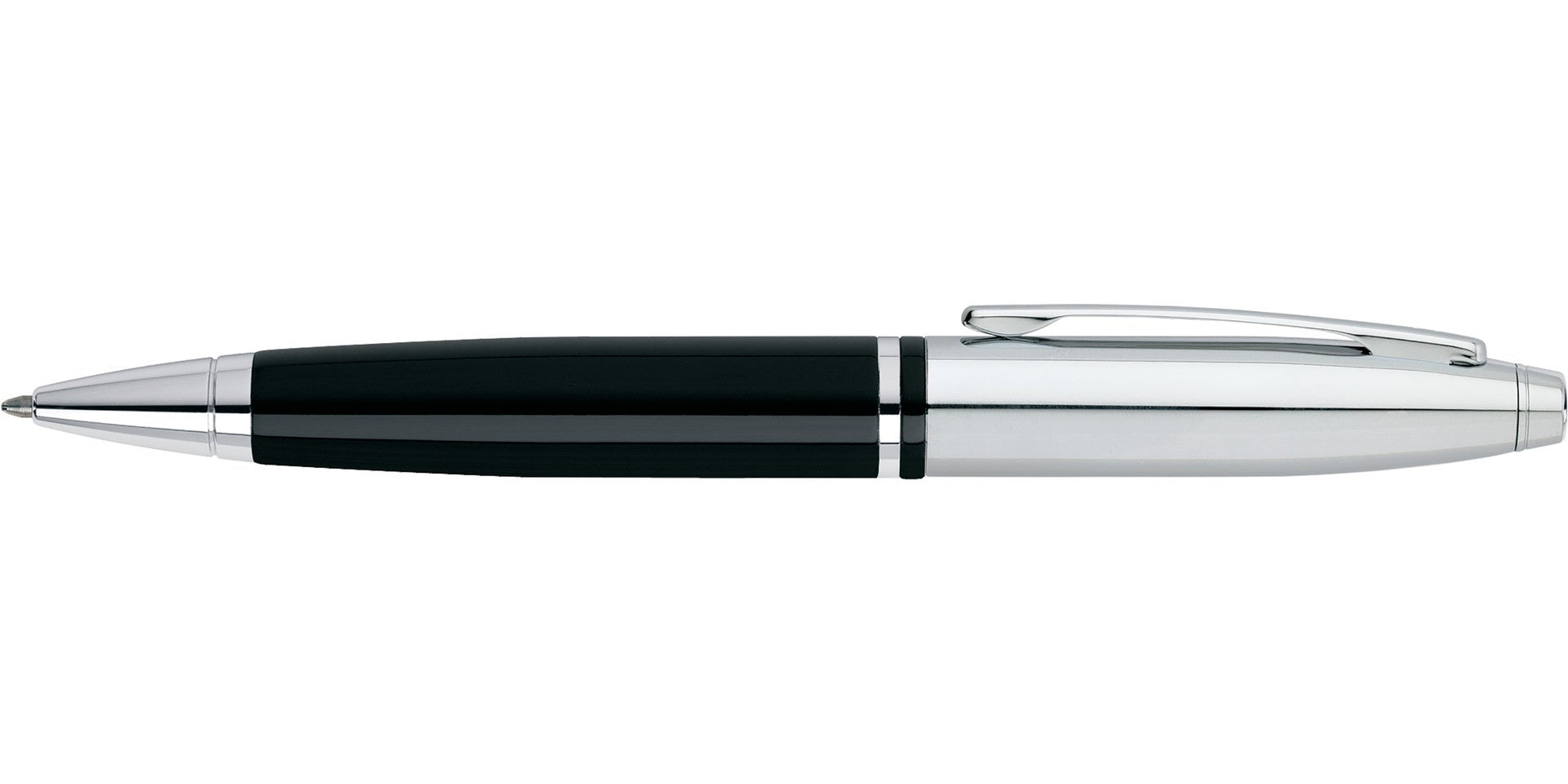 Calais™ Chrome & Black Lacquer Ballpoint Pen