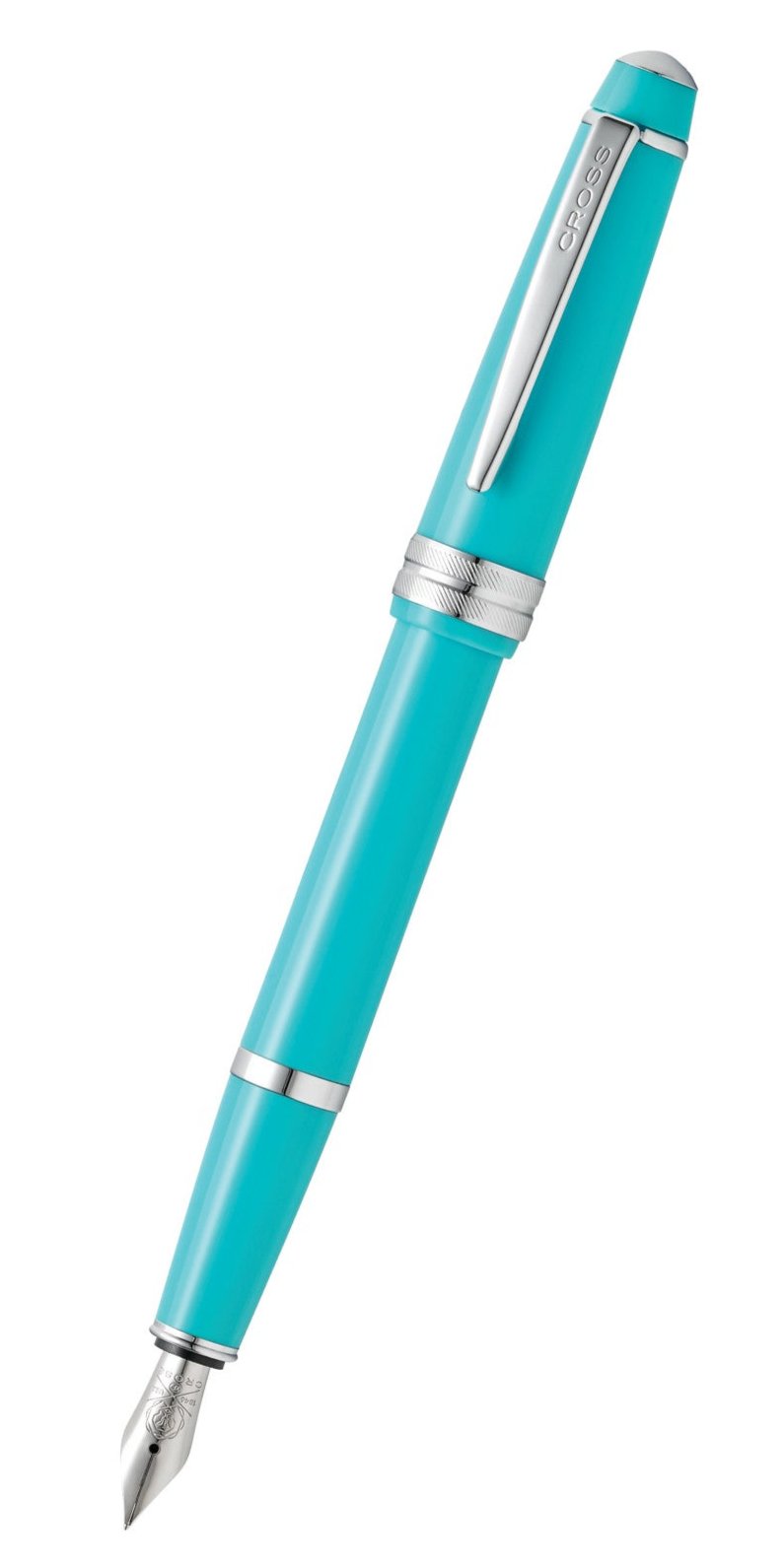 Bailey Light™ Polished Teal Resin Extra Fine Nib Fountain Pen