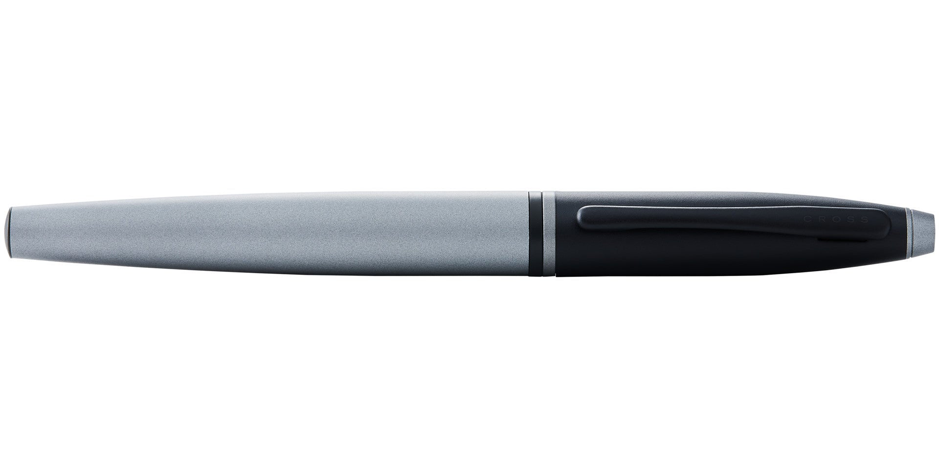 Calais™ Matte Gray and Black Lacquer Rollerball Pen