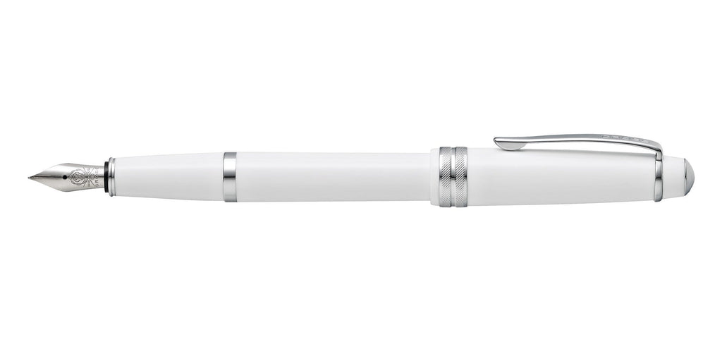 Bailey Light™ Polished White Resin Fine Nib Fountain Pen