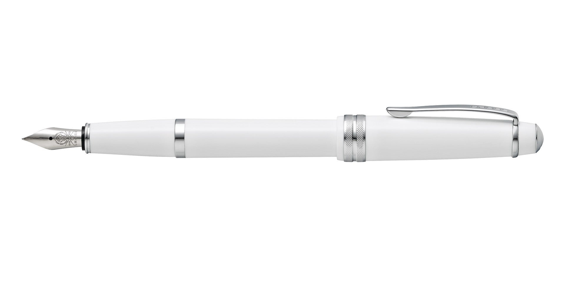 Bailey Light™ Polished White Resin Fine Nib Fountain Pen