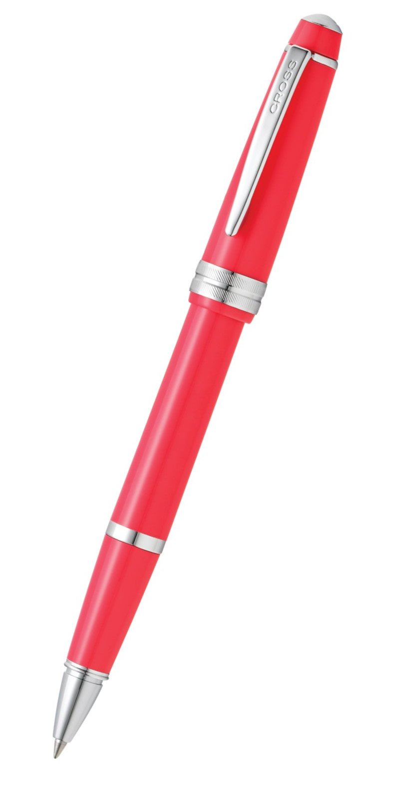 Bailey Light™ Polished Coral Resin Rollerball Pen
