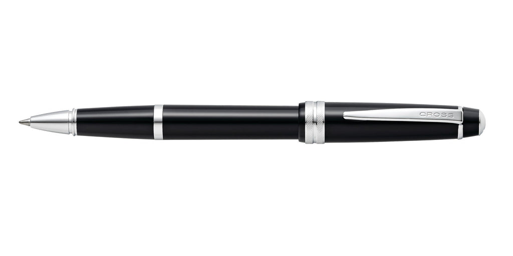 Bailey Light™ Glossy Black Resin Rollerball Pen